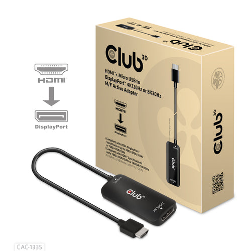 CLUB3D CAC-1335 video cable adapter