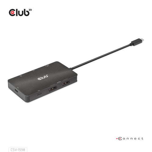 7-in-1 USB-C Dockingstation Dual DisplayPort 4K 60Hz HUB