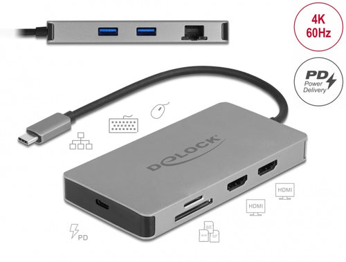 DeLOCK 87004 laptop dock/port replicator