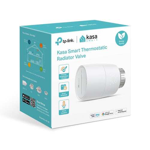 Kasa Smart KE100 thermostatic radiator valve
