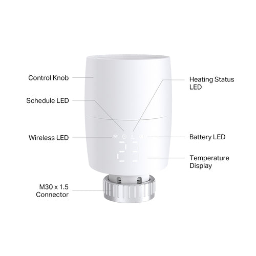 Kasa Smart KE100 thermostatic radiator valve