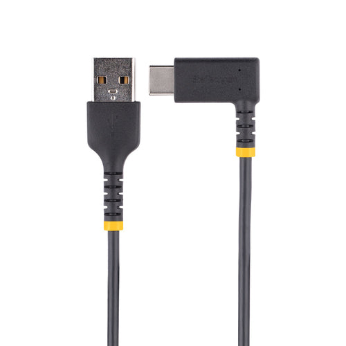 StarTech.com R2ACR-30C USB A to C Charging Cable - 1ft Heavy Duty Fast Charge Black