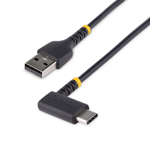 StarTech.com 6ft USB A to C Charging Cable - Right Angle, 3A Fast Charge