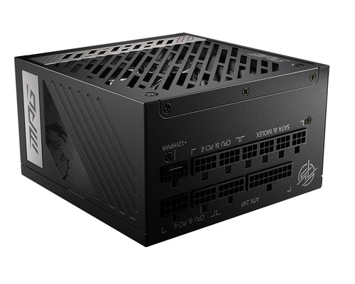 MSI MPG A1000G PCIE5 Power Supply Unit - Reliable Gaming PSU