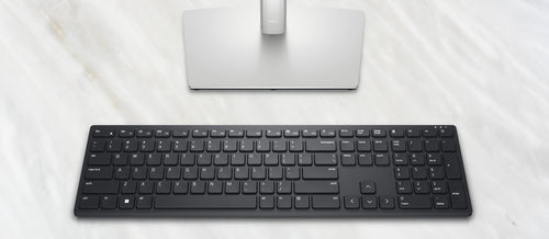 DELL KB500 Wireless Keyboard - Full-Size Black, Plunger Key Switch, RF Wireless