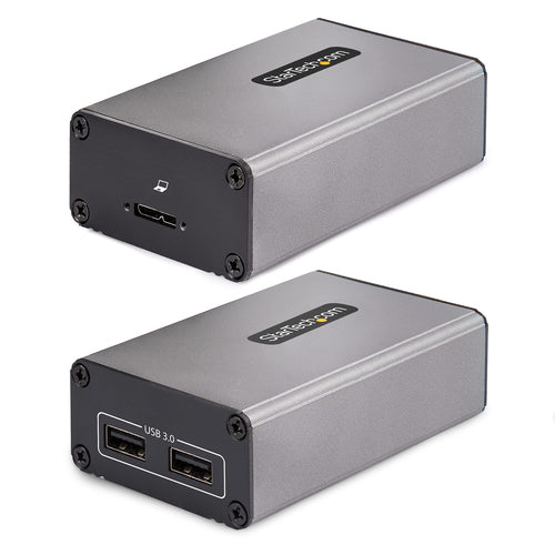 StarTech.com F35023 USB 3.0 Extender - 2-Port USB Hub Over OM3 Fiber - 350m Range