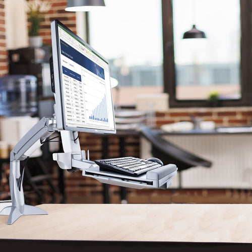 Sit-Stand Monitor Arm StarTech 27-Inch VESA Display Adjustable Ergonomic