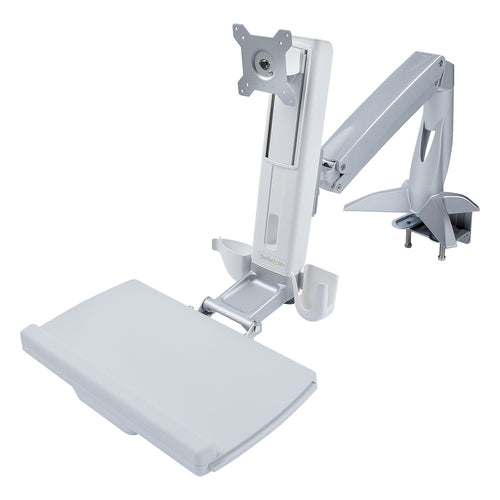 Sit-Stand Monitor Arm StarTech 27-Inch VESA Display Adjustable Ergonomic