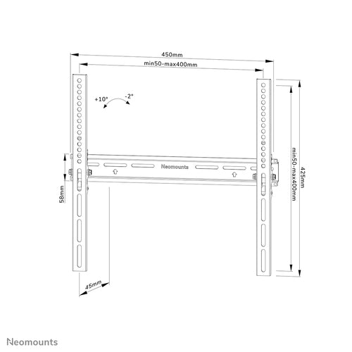 Neomounts WL35-350BL14 TV mount/stand