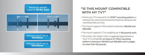 Monoprice 39661 signage display mount