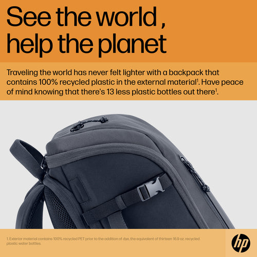 HP Travel 25 Liter 15.6 Iron Gray Laptop Backpack
