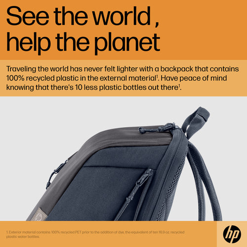 HP Travel 18 Liter 15.6 Iron Gray Laptop Backpack
