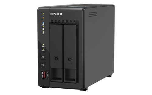 QNAP TS-253E NAS Tower - Intel Celeron J6412, 8GB RAM, Expandable Storage
