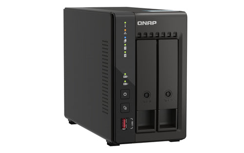 QNAP TS-253E NAS Tower - Intel Celeron J6412, 8GB RAM, Expandable Storage