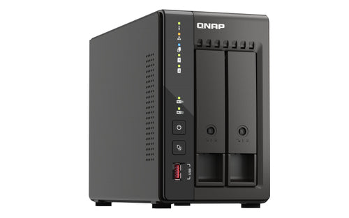 QNAP TS-253E NAS Tower - Intel Celeron J6412, 8GB RAM, Expandable Storage