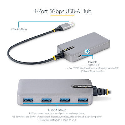StarTech.com 5G4AB-USB-A-HUB interface hub