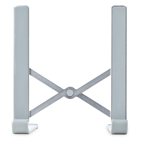 StarTech.com Portable Height Adjustable Laptop Stand - Silver, Ergonomic Riser, Supports 22lb