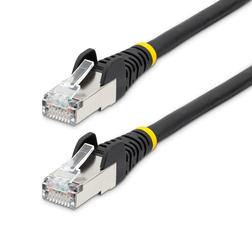 StarTech.com NLBK-12F-CAT6A-PATCH Cat6a Networking Cable - 3.6m S/FTP RJ-45 Black - High-Speed Ethernet Cable