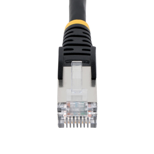 CAT6a Ethernet Cable 50cm Black 10GbE 500MHz S/FTP Snagless