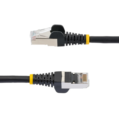CAT6a Ethernet Cable 4ft 10GbE 500MHz Black Low Smoke Zero Halogen