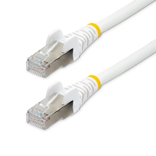 CAT6a Ethernet Cable 1m StarTech.com Snagless 10GbE 500MHz PoE++ White