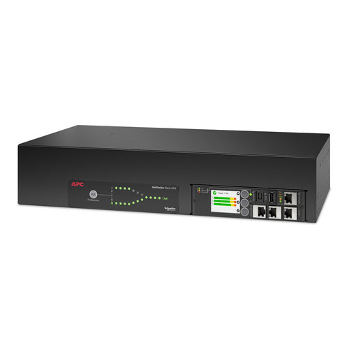 Automatischer Umschalter 2HE 30A 200/208V Rackmount ATS Schwarz