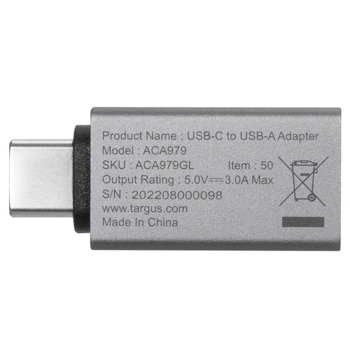 Cable Gender Changer Targus Silver Versatile Connector