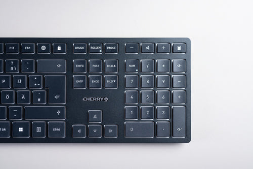 Wireless Keyboard CHERRY KW 9100 SLIM RF + Bluetooth QWERTY Black