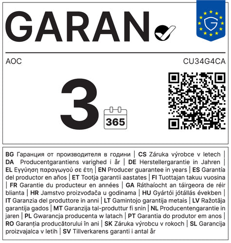 AOC G4 CU34G4CA computer monitor