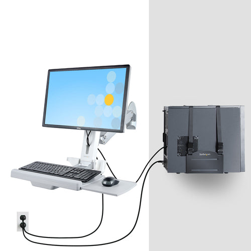 StarTech.com WALL-WORKSTATION-S desktop sit-stand workplace