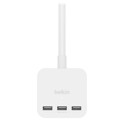 Smart Power Strip Belkin SRA006P3TT5 3 AC Outlets USB Type-A 1.5m