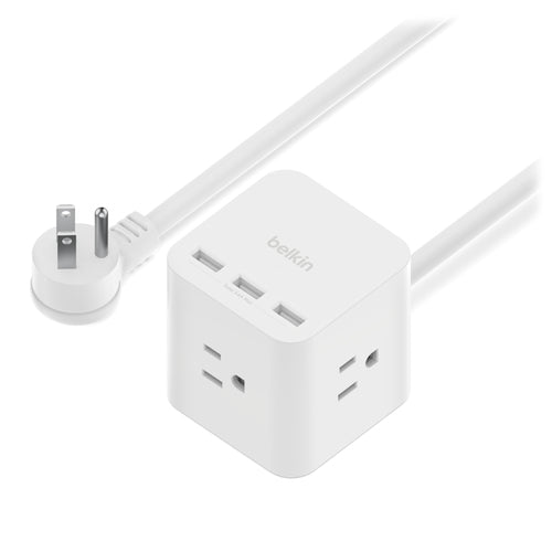 Smart Power Strip Belkin SRA006P3TT5 3 AC Outlets USB Type-A 1.5m