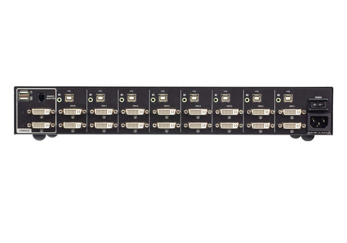 ATEN CS1148D4 KVM Switch - 4K Ultra HD, Rack-montierbar, 3840 x 2160 Pixel