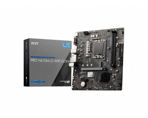 MSI PRO H610M-G WIFI DDR4 motherboard
