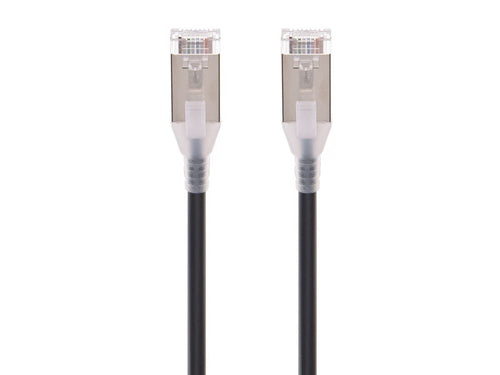 Cat6a SlimRun Networking Cable 7.62m S/FTP RJ-45 Black