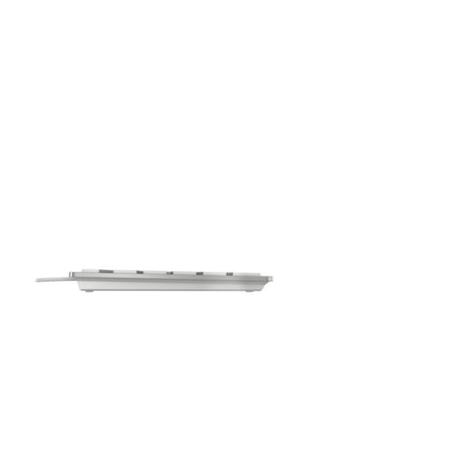 CHERRY KC 6000C for Mac Kabelgebundene Tastatur - USB, Scheren-Tastenmechanismus, Silber