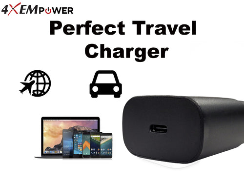 4XEM 4X20WCHARGERBK mobile device charger
