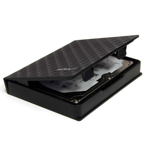 2.5 Inch Anti-Static Hard Drive Protector Case 3-Pack Black Sleeve