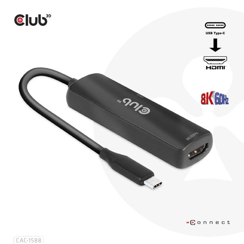 USB Typ-C auf HDMI Aktiv-Adapter 8K 60Hz HDR10+