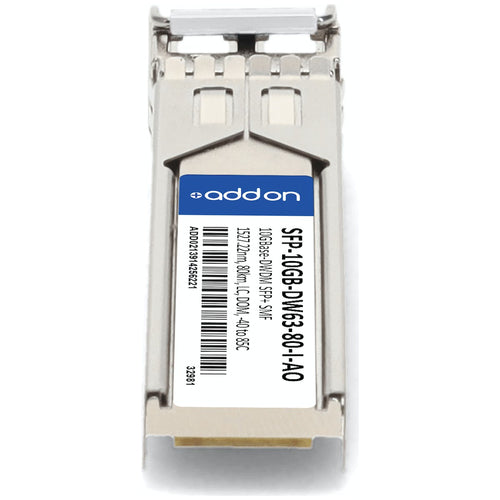 AddOn Networks SFP-10GB-DW63-80-I-AO network transceiver module