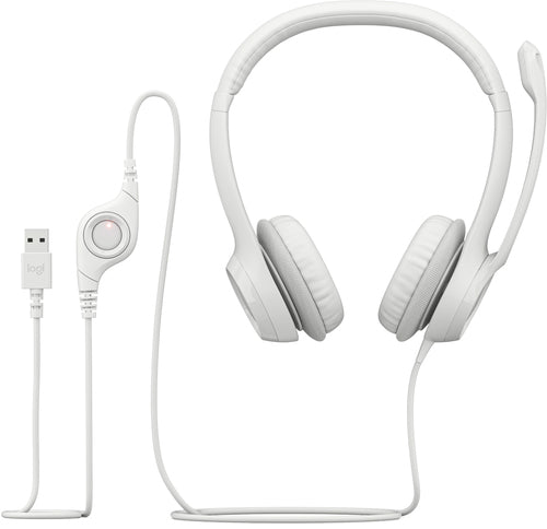 Wired Headset Logitech 981-001285 20-20000 Hz 197g Lightweight White