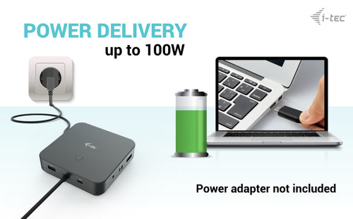 i-tec C31TRIPLE4KDOCKPDPRO laptop dock/port replicator