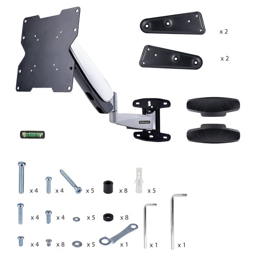 StarTech.com FHA-TV-WALL-MOUNT Adjustable Full Motion TV Wall Mount for 23"-55" Displays - 66lb Support
