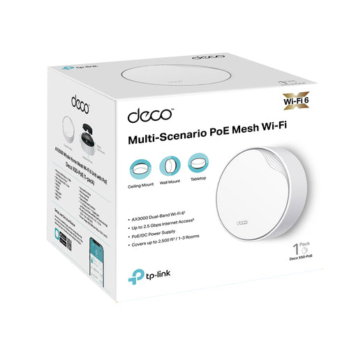 TP-Link DECO X50-POE(1-PACK) mesh wi-fi system