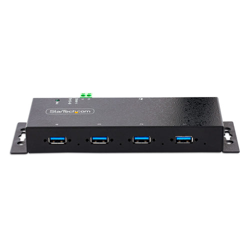 Industrie-USB-3.0-Hub mit 4 Anschlüssen, ESD-Schutz, für DIN-Schiene/Wand/Tischmontage, Hochleistungsgerät