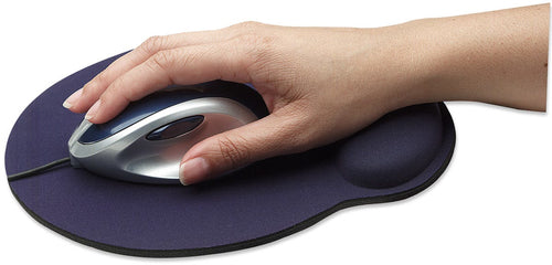 Mouse Pad Manhattan 434386 Wrist Gel Support Non-Slip 241x203mm