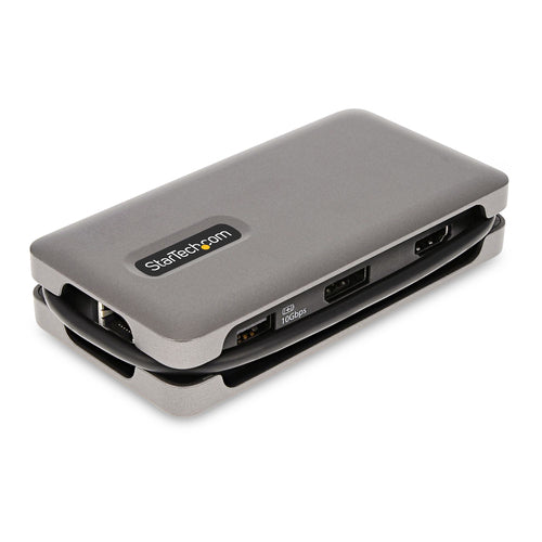 StarTech USB-C Multiport-Adapter DKT31CDHPD3 – 4K HDMI/DP, 100W Power Delivery, Grau