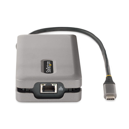 StarTech USB-C Multiport-Adapter DKT31CDHPD3 – 4K HDMI/DP, 100W Power Delivery, Grau