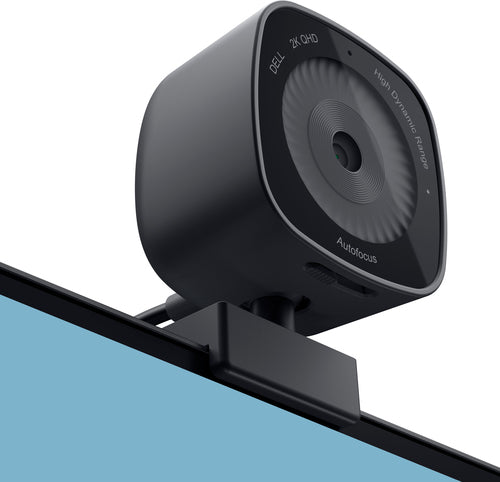 DELL WB3023 Quad HD Webcam 2560x1440 – Duale Mikrofone für Videokonferenzen