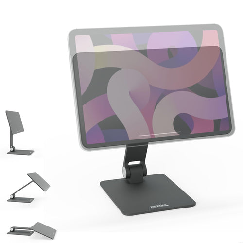 Plugable Technologies AMS-STAND11 Magnetic Tablet Holder - 360° Rotating Stand for iPad Pro & Air